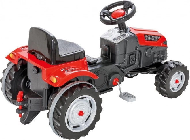 Traktor na pedały czerwony