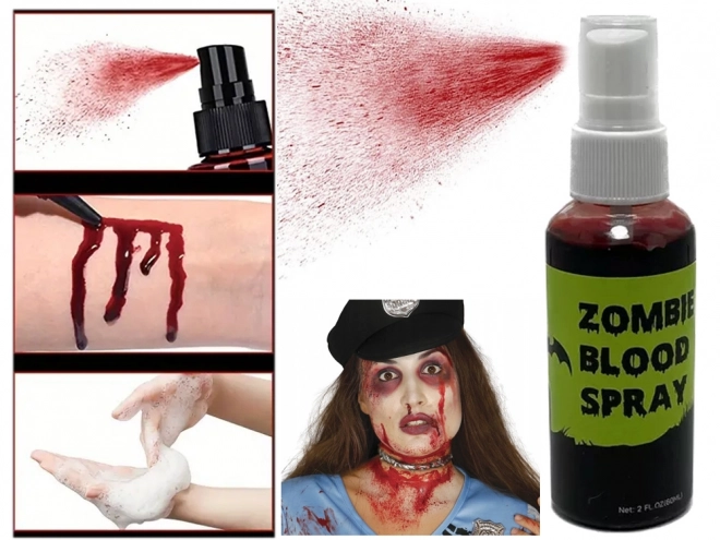 Halloweenowy spray ze sztuczną krwią