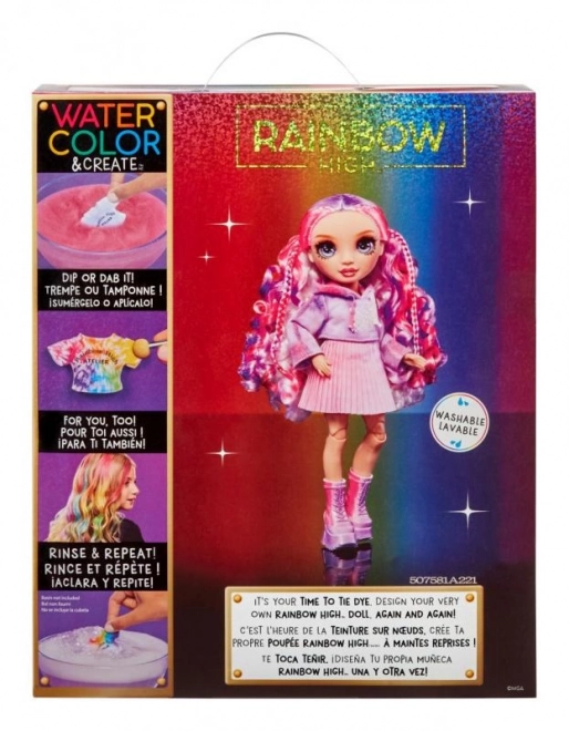 Rainbow High WaterColor lalka - fioletowe oczy TV
