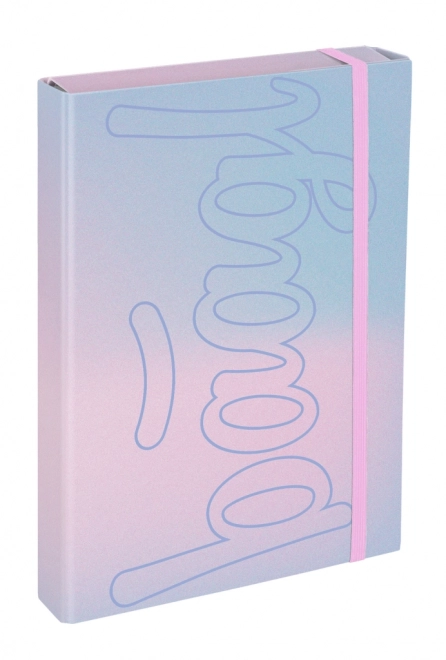 BAAGL Teczki na zeszyty szkolne A4 Jumbo – Lilac