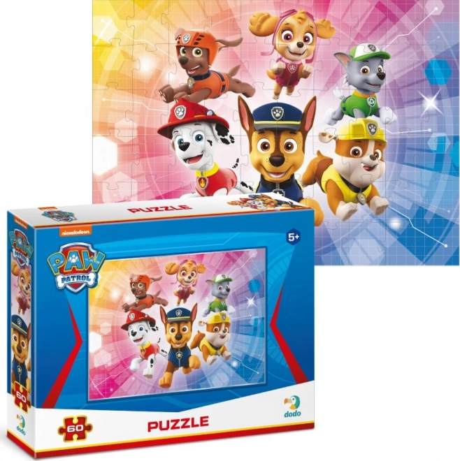 Puzzle Psi Patrol: Super Drużyna 60 elementów