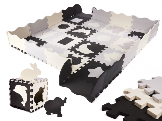 Edukacyjna mata puzzli dla dzieci