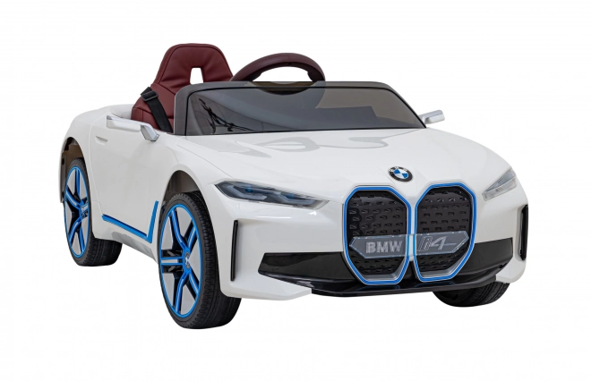 Samochód dziecięcy na baterię BMW i4 – Białe