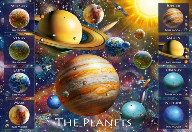 Puzzle Ravensburger Planety 100 elementów