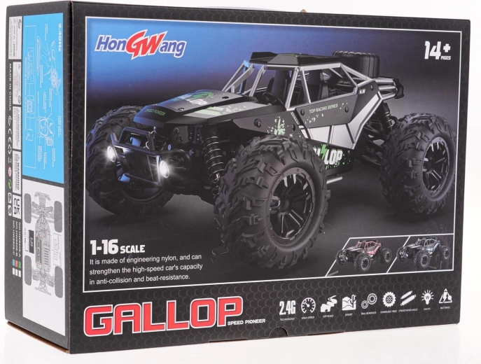 Trwała metalowa karoseria i rama antykolizyjna