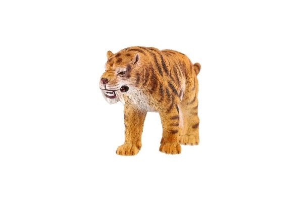 Tygr szablozębny zooted plastik 13cm w woreczku