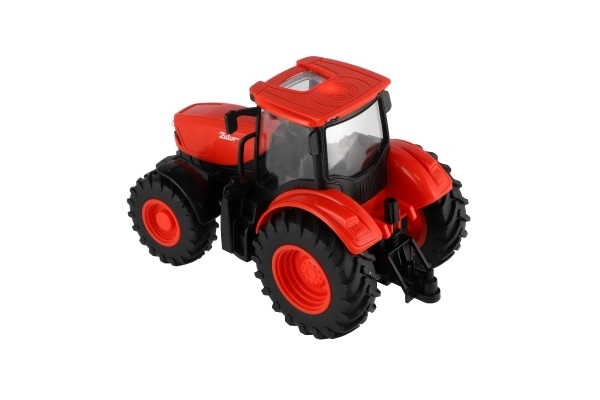 Dziecięcy traktor ZETOR na zdalne sterowanie z przyczepą, światłami i dźwiękami, 42 cm
