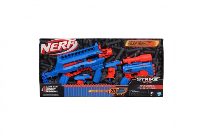 Nerf Alpha Strike Zestaw Blasterów i Strzałek