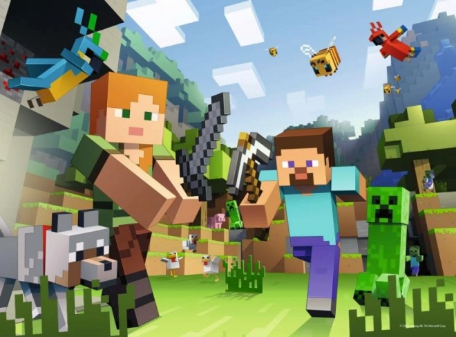 Puzzle Minecraft 100 elementów