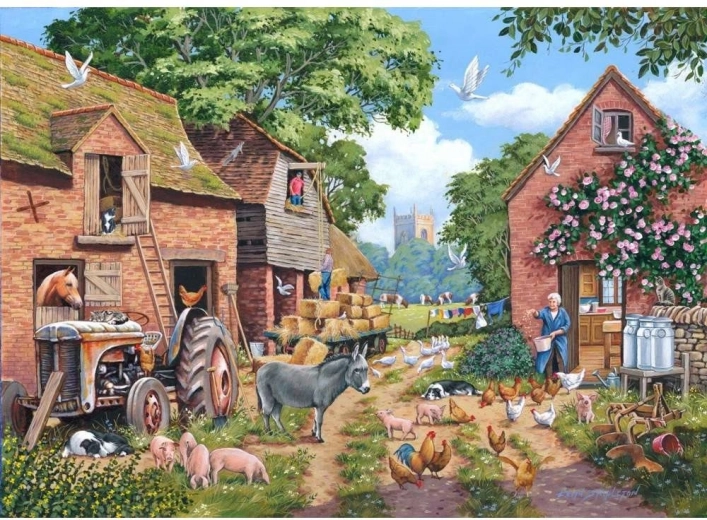 House of Puzzles Puzzle Skupienie na farmie 1000 elementów