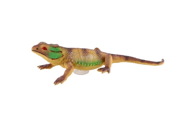 Zwierzątko jaszczurka z przyssawką guma 22cm