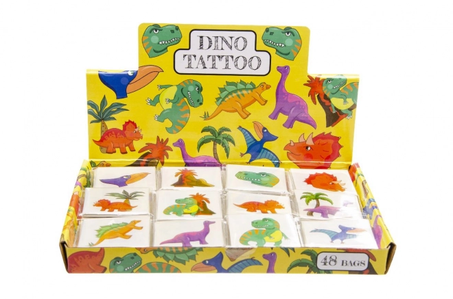 Tatuaże Dinozaury 12 sztuk