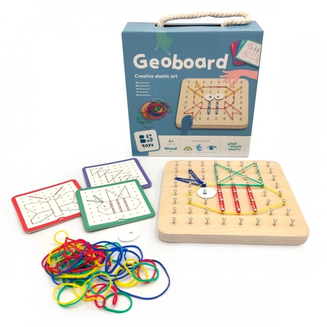 Drewniana tabliczka do kreatywnej twórczości - Geoboard B. Toys