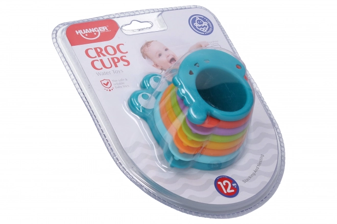Kubki krokodyl 8 szt.