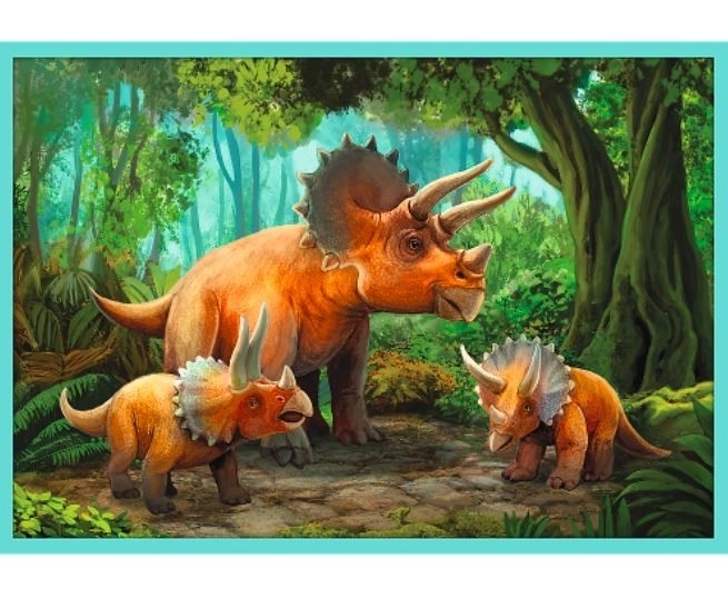 Puzzle Poznaj Dinozaury