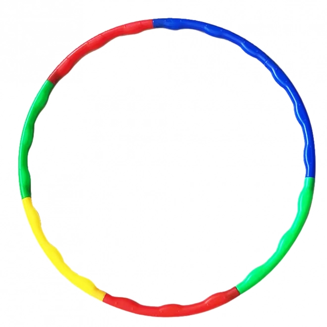 Kolorowa składana Hula Hoop z wypustkami masującymi