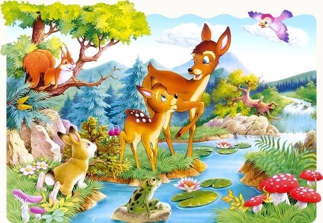 Puzzle 20 elementów MAXI Mała sarenka