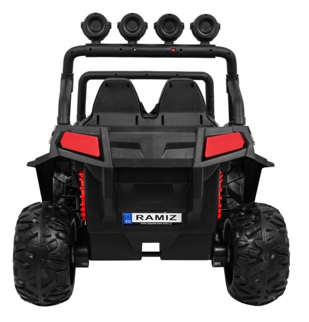 Dziecięcy samochód elektryczny Grand Buggy 4x4 z kamuflażem i światłami LED