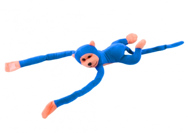 Maskot pluszowy Małpka z dźwiękiem Niebieska 60 cm
