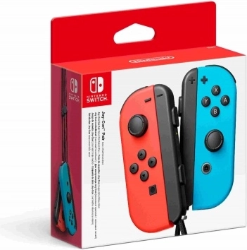 Joy-Con para neonowy czerwony/neonowy niebieski (używany)
