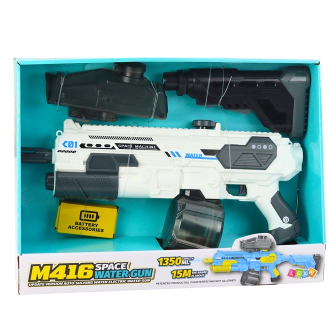Elektryczny pistolet wodny M416 1350 ml