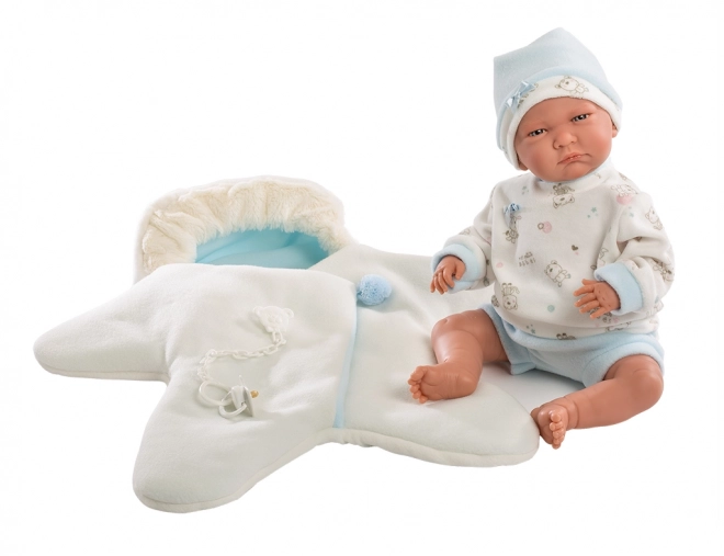 Llorens M740-37 strój dla lalki niemowlaka NEW BORN w rozmiarze 40-42 cm