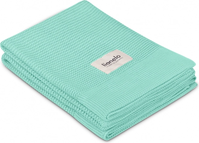 Miękki bambusowy koc Green Mint Lionelo