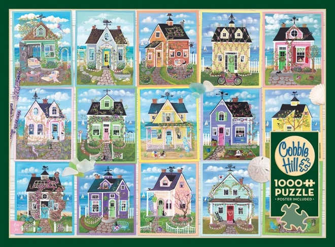 Puzzle Domki nad Morzem COBBLE HILL 1000 Elementów