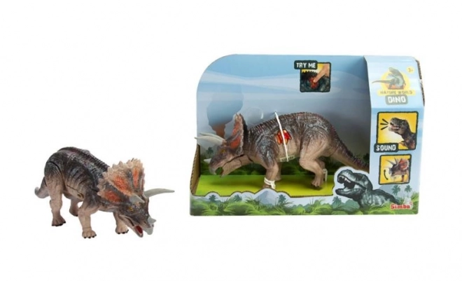 Dźwiękowy dinozaur - T-Rex, Triceratops, Dilophosaurus