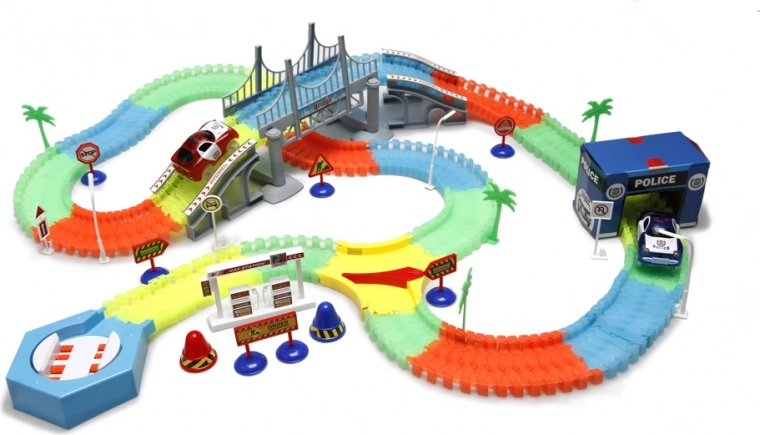 Samochodzik LED świecący podczas jazdy