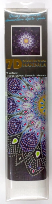 Norimpex Diamentowe malowanie 7D Niebieska mandala 30x30cm