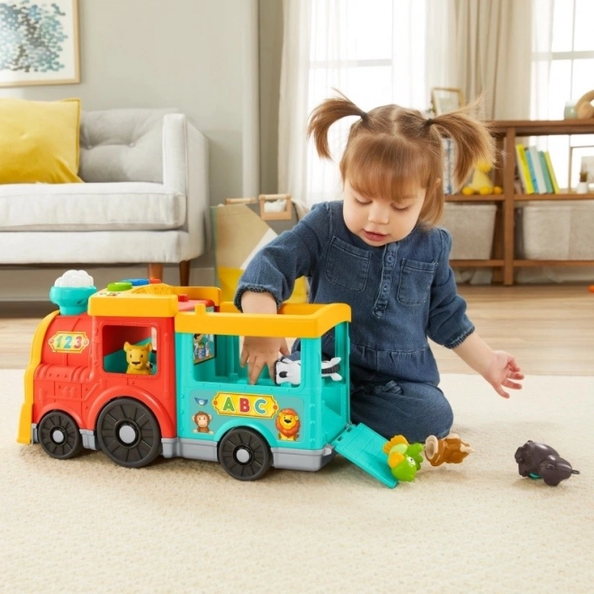 Edukacyjny pociąg ze zwierzątkami Fisher Price Little People