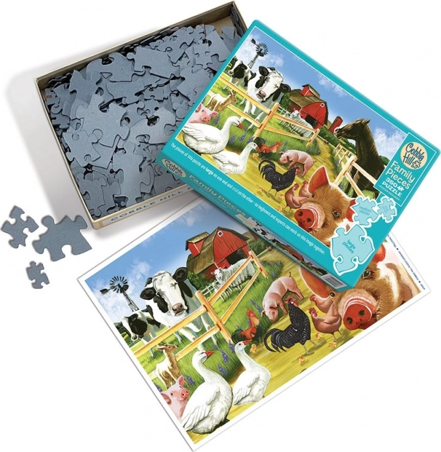 Rodzinne puzzle Witamy na farmie 350 elementów