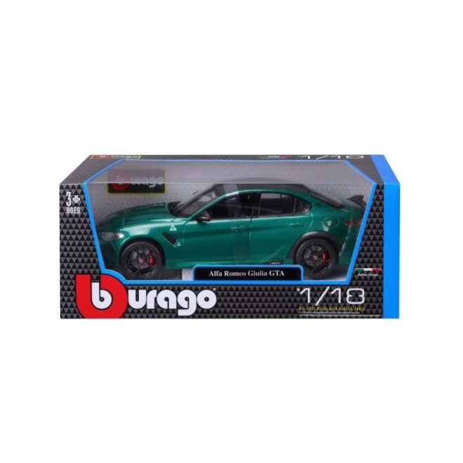 Bburago 1:18 Plus - Alfa Romeo Giulia GTA - Met Zielony