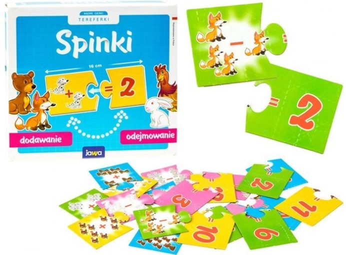 JAWA edukacyjna gra SPINKI – dodawanie i odejmowanie