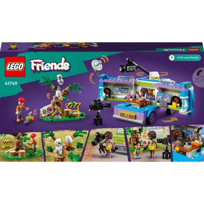 LEGOae Friends 41749 Furgonetka Dziennikarska