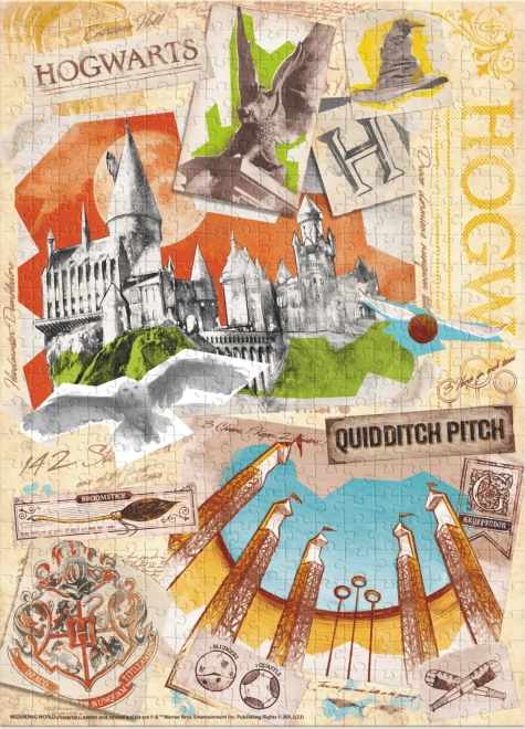 Puzzle Harry Potter: Szkoła Magii i Czarodziejstwa w Hogwarcie 450 elementów