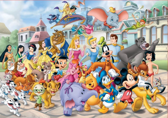 EDUCA Puzzle Pochód postaci Disney 200 części