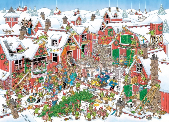 JUMBO Puzzle JvH Wesoła Wioska 5000 Kawałków