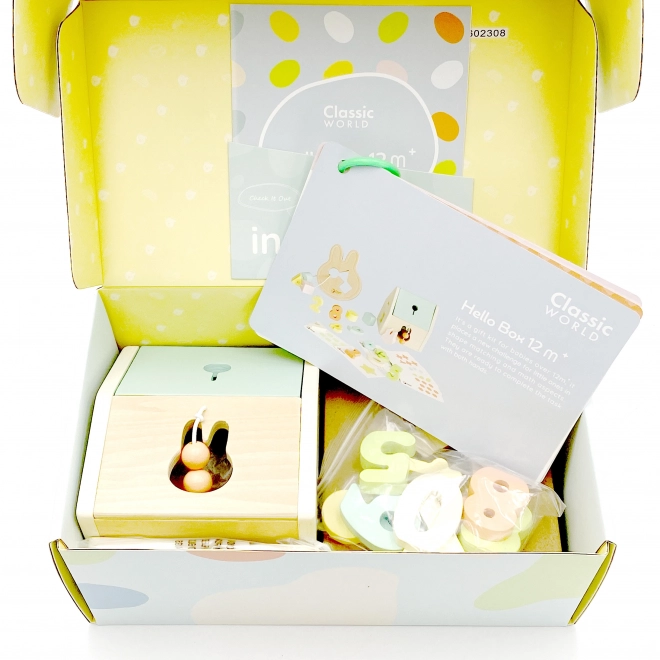Pastelowy klocki Classic World dla dzieci 12-18 miesięcy