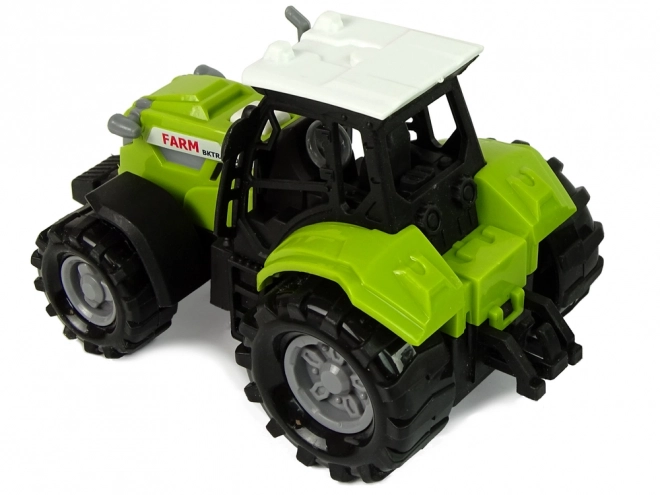 Traktor z przyczepą Bale siana Dźwięk Zielony