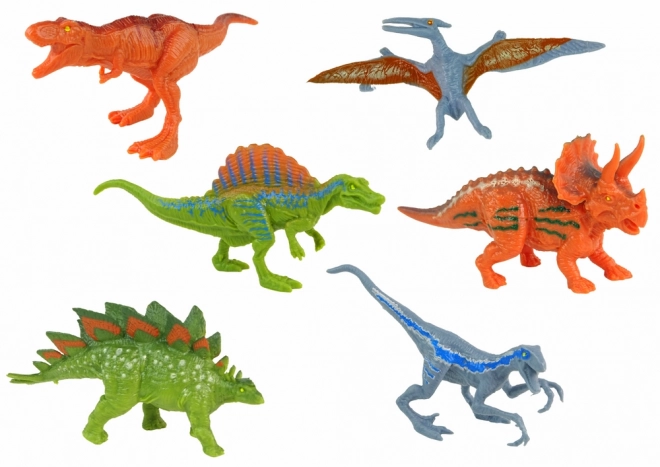 Dziecięcy zestaw pojazdów i dinozaurów