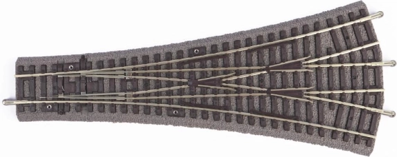 Piko Rozjazd W3 trójdrożny symetryczny (G239/R9) z podsypką - 55425
