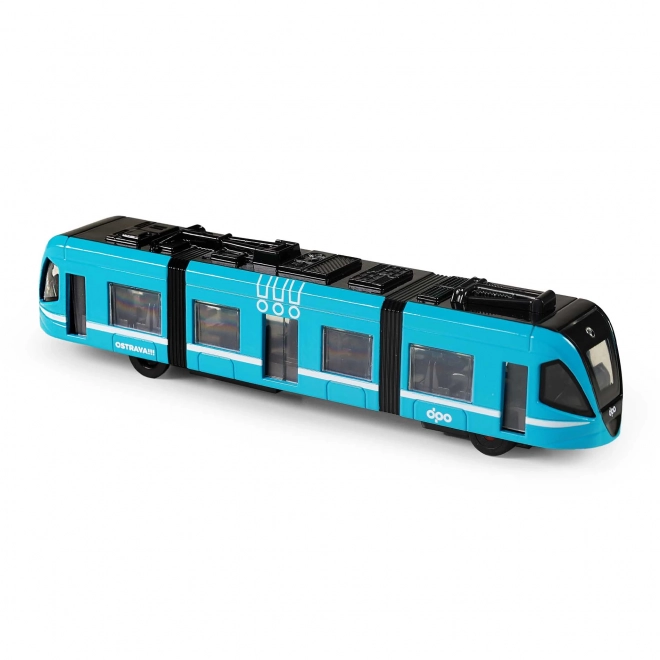 Metalowy nowoczesny tramwaj DPO Ostrava 23 cm