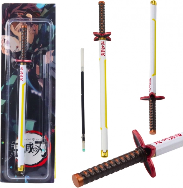 Długie pióro katana inspirowane anime