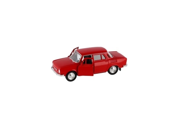 Auto Welly Škoda 100 metal/plastik 11cm 1:34 wolny bieg możliwość 4 kolorów 15x7x7cm