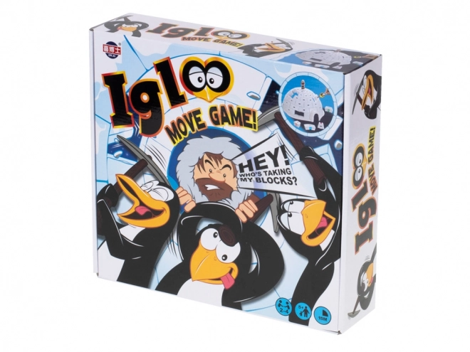 Gra planszowa buduj igloo z pingwinami