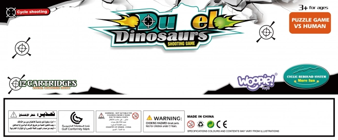 Ekscytująca gra Bitwa dinozaurów od Woopie