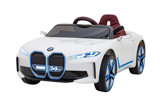 Samochód dziecięcy na baterię BMW i4 – Białe