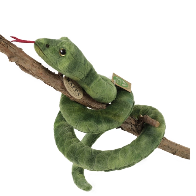 Zielony pluszowy wąż 90 cm EKOLOGICZNY